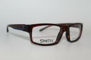 Smith Vagabond Eyeglasses Vintage Havana Blue Mvc Mens Frames 55mm Rx W/case