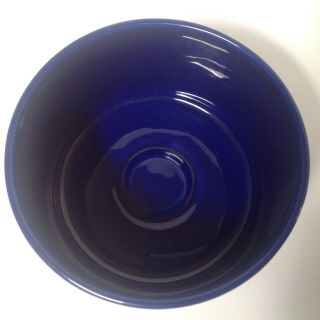 VTG 50s A.  O.  Smith Harvestore slurrystore Ceramic Cobalt Blue bowl Salt & Pepper 6