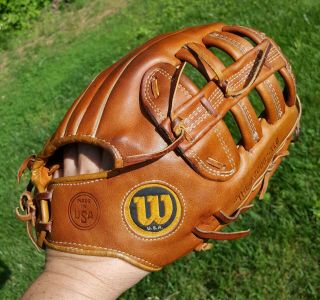 Ex Vintage Usa Wilson A2000 Xlo 12 " Baseball Glove Cleaned & Conditioned