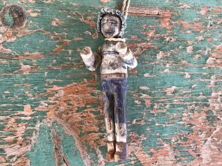 Great Very Rare Small Rio Grande Pueblo Kachina / Katsina Doll Clown Nr