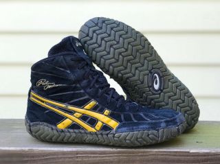 Asics Gold Rulon Rare Wrestling Shoes Size 8