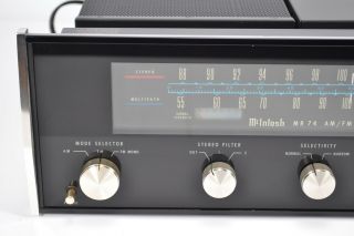 McIntosh MR 74 Stereo AM FM Radio Tuner - Vintage Audiophile Classic 9