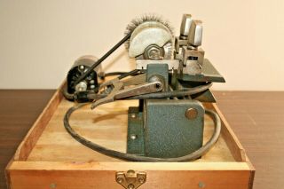 Vintage ILCO Portable Key Cutting Machine with Dayton Motor 2