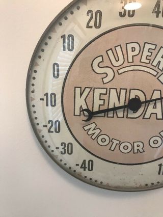 Vintage 1950 ' s Kendall Motor Oil Gas Station 12 