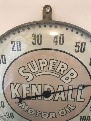 Vintage 1950 ' s Kendall Motor Oil Gas Station 12 