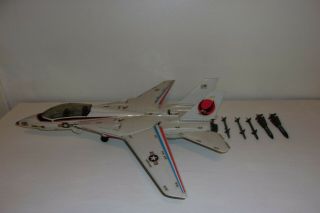 Vintage 1980 ' s GI Joe SkyStriker Jet Plane Vehicle Near Complete 6