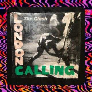 Vintage The Clash - London Calling T - Shirt 2008 L Mega Rare Stranglers Punk