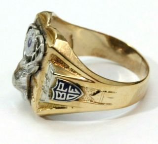 Stunning Vintage BPOE Elks Mens 10K YELLOW GOLD Ring: Size 11.  5,  7.  8 Grams 6