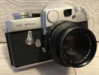 Vintage Leicaflex Leitz Wetzlar German Camera W/original Case.  Great Wow