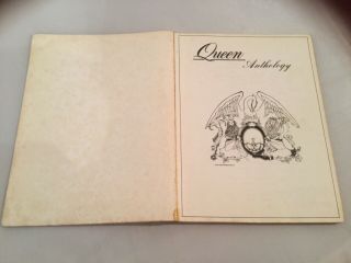 QUEEN : Anthology - Vintage 1978 Official Song Book Sheet Music 2
