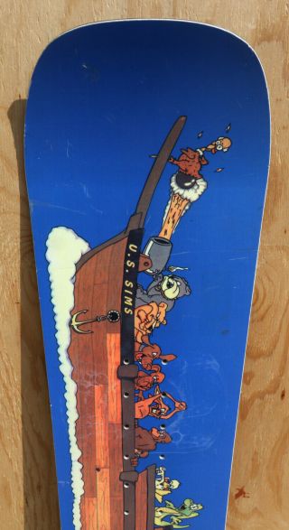 1995 Sims Noah Salasnek Vintage Pro Snowboard - Noahs Ark Twin 5