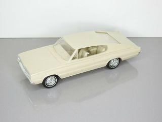 Rare Vintage 1966 Dodge Charger 426 Hemi Promo Model Car White / White