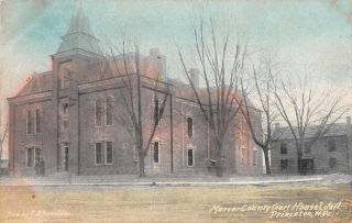 Princeton West Virginia Jail And Court House Vintage Postcard Jf235661