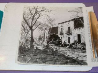 Wwii Ap Wire Photo Allied Tank On Street Mignano Italy 12/20/43 Dsp 808