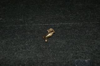 VERY RARE VINTAGE 9 K SOLID GOLD CHARM PUSS IN BOOT OPENING BOOT TOP CAT INSIDE 2