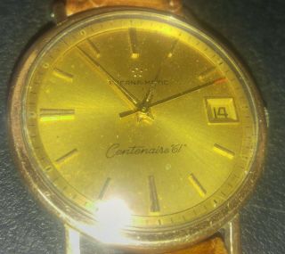 Vintage Eterna Matic 21j Centenaire " 61 " Wrist Watch