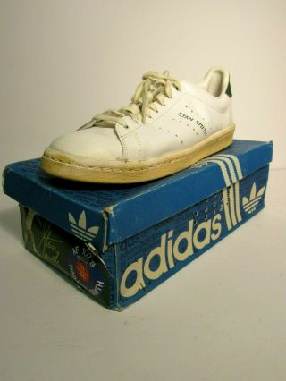 Vintage Pre - 1977 Nwb White Signature Haillet Adidas Stan Smiths Size 11