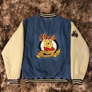Disney Vintage Pooh Bear Varsity Jacket