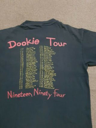 Vintage Green Day Dookie Brockum Shirt Tour Album 1994