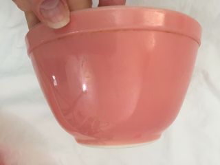 VTG Pyrex Set (4) Pink Flamingo Nesting Bowls 404 403 402 401 5
