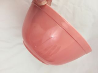 VTG Pyrex Set (4) Pink Flamingo Nesting Bowls 404 403 402 401 6