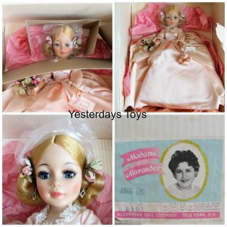 Vintage Madame Alexander Jenny Lind Portrait Doll 2191 & - 1969