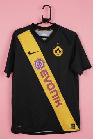 Vintage Nike Borussia Dortmund Away Football Shirt Jesrsey Trikot 2008/2009 S