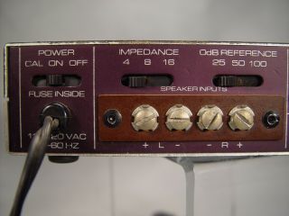 Vintage Audio Technology Model 510 16 segment dBm /dBw VU / power meter 7