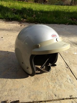 Vintage 1975 Bell Magnum Helmet 7 3/8 Sm 6 - 74 Bmx Race Motocross
