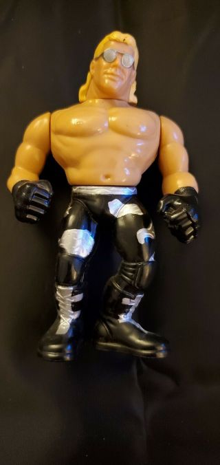WWF WWE Hasbro Shawn Michaels Black Pants Trunks Vintage Wrestling Figure 8
