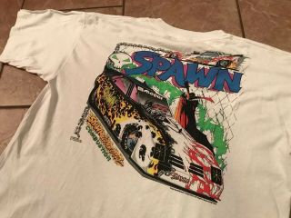 Spawn Violator Xl Image 1993 Todd Mcfarlane Vtg Shirt Spider - Man Venom Marvel