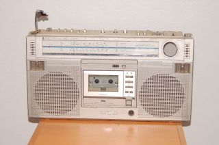 Vintage Jvc Rc - M60jw Boombox Ghettoblaster Cassette Player