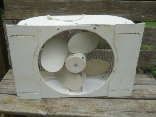 Vintage Emerson Electric Window Fan - 2 Speeds In/Out 8