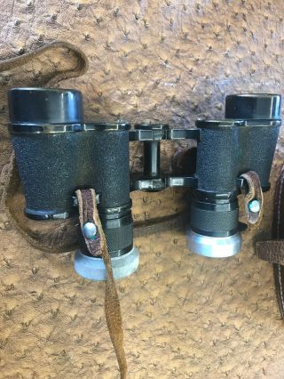 Vintage NIKKO Binoculars with Case 6 x 24,  Made in Occupied Japan Tokyo 573904 8