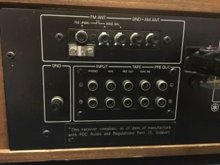 VINTAGE YAMAHA CR - 400 STEREO RECEIVER Great Sound 7