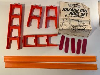 Vintage Hot Wheels Redline Hazard Hill Race Set Instructions Mattel 7