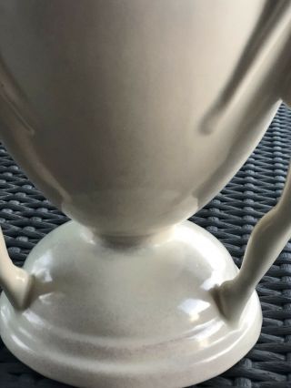 Exquisite RumRill 570 Ivory Stamped Art Deco Athena Triple Nude Vase Rare 1930’s 9