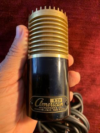 Vintage R331 American Microphone Co Pasadena