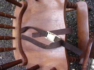 Vintage Jenny Lind Wooden Highchair High Chair 1ST BIRTHDAY W SAFETY STRAP 3