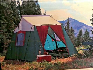 Vintage Classic Coleman 5 Person Cabin Tent 12 
