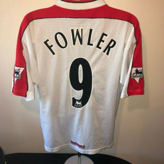 Liverpool Football Shirt 1998 1999 2000 Fowler 9 Retro Classic Vintage Xl Reebok
