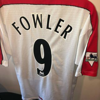 Liverpool Football Shirt 1998 1999 2000 FOWLER 9 Retro Classic Vintage XL Reebok 4