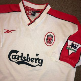 Liverpool Football Shirt 1998 1999 2000 FOWLER 9 Retro Classic Vintage XL Reebok 7