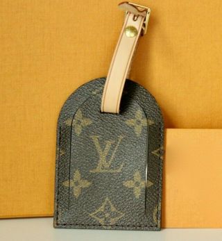 Authentic Louis Vuitton Monogram Iconoclast Luggage Tag Rare