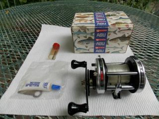 Rare Vtg Abu Garcia " Ambassadeur 6500c " Fishing Reel W/box & Ser 840100