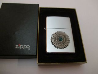 Rare Turquoise Luxury Vintage Zippo Lighter Circa 1996