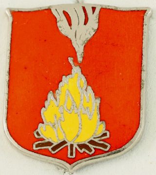 53rd Signal Battalion Crest Di/dui Pinback Ns Meyer Hm