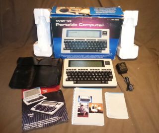 Vintage Tandy 102 Portable Computer With Case As - Is Parts/repair