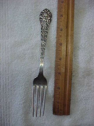 Old Medici 1880 Gorham Sterling Silver 7 5/8 " Dinner Fork - Monogram 63.  92 Gr