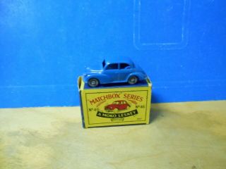 Vintage Lesney Matchbox 46 Morris Minor 1000 Diecast - - Made England